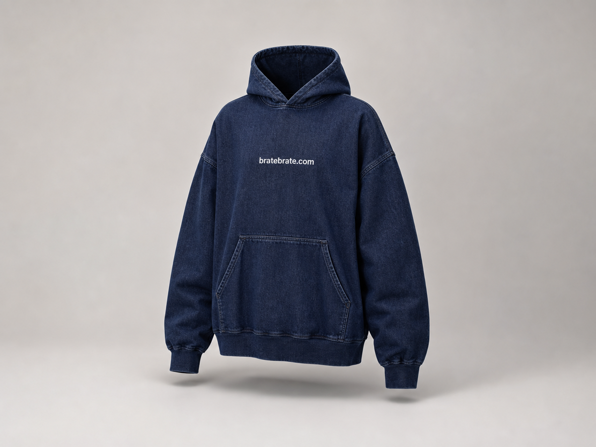 Dukserica (oversized) — teget, XXL