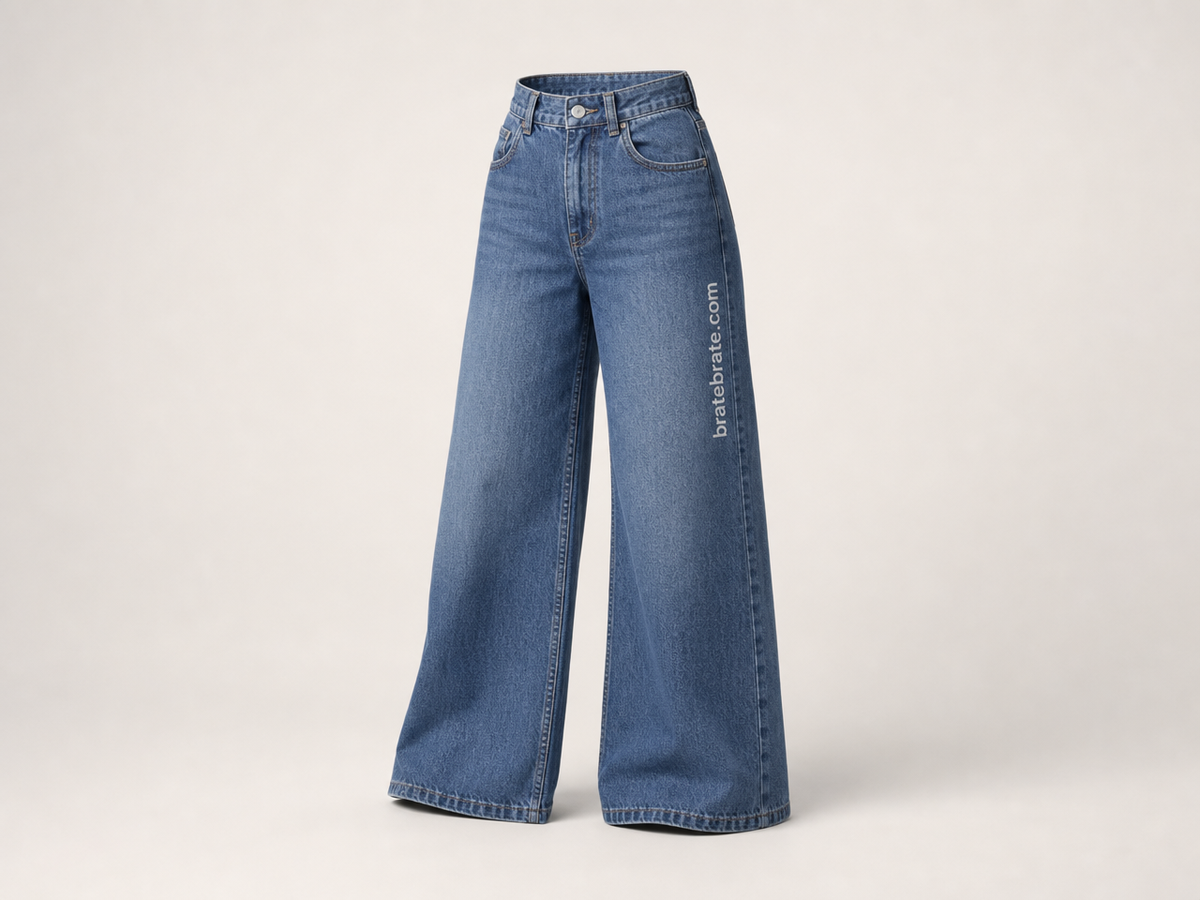 Farmerke (wide) — denim, XXL
