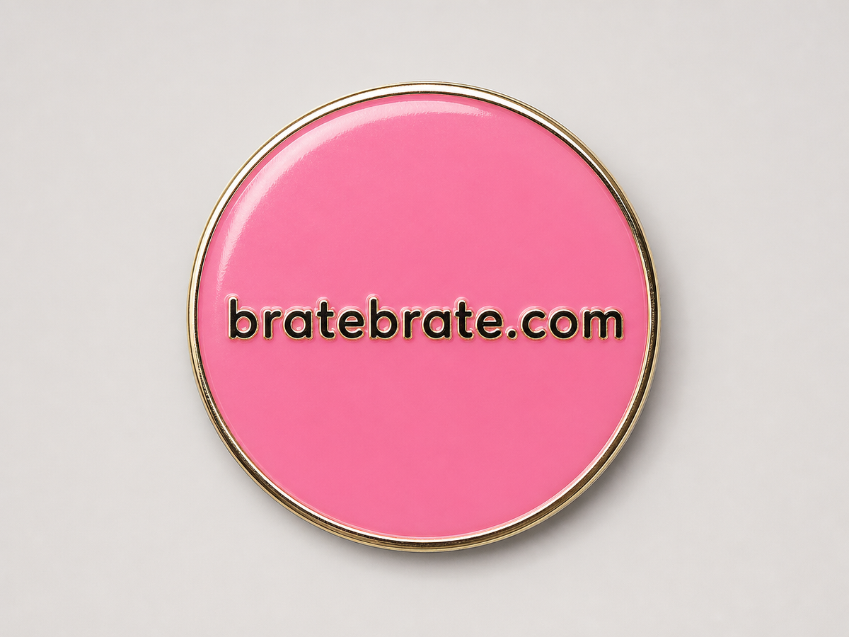 Bedž — pink, unisex