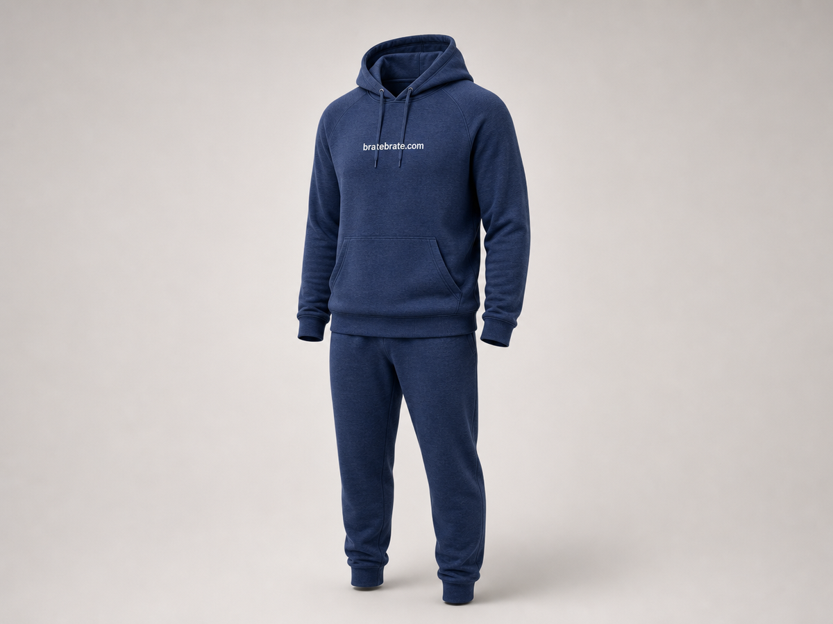 Dukserica s kapuljačom — plava, 3XL